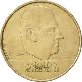 Norway, Harald V, 20 Kroner, 1995, VF(30-35), Nickel-brass, KM:453
