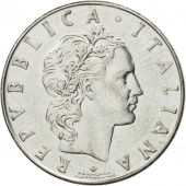 Italy, 50 Lire, 1977, Rome, VF(30-35), Stainless Steel, KM:95.1