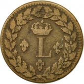France, Louis XVIII, Decime, 1815, Strasbourg, VF(30-35), Bronze, KM:701