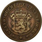 Monnaie, Luxembourg, William III, 5 Centimes, 1855, Paris, TTB, Bronze, KM:22.2