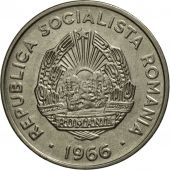 Coin, Romania, 15 Bani, 1966, VF(20-25), Nickel Clad Steel, KM:93
