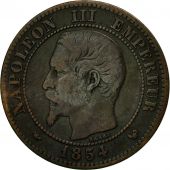 Coin, France, Napoleon III, Napolon III, 2 Centimes, 1854, Lille, AU(55-58)