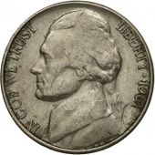 Monnaie, tats-Unis, Jefferson Nickel, 5 Cents, 1961, U.S. Mint, Denver, TB+