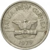 Coin, Papua New Guinea, 5 Toea, 1979, EF(40-45), Copper-nickel, KM:3
