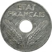 Coin, France, tat franais, 20 Centimes, 1943, Paris, VF(30-35), Zinc