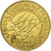 Coin, Cameroon, 10 Francs, 1958, Paris, VF(30-35), Aluminum-Bronze, KM:11