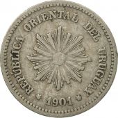 Monnaie, Uruguay, 2 Centesimos, 1901, Uruguay Mint, Paris, Berlin, Vienna, TTB