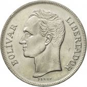 Monnaie, Venezuela, 5 Bolivares, 1977, TTB+, Nickel, KM:53.1