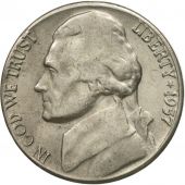 Monnaie, tats-Unis, Jefferson Nickel, 5 Cents, 1957, U.S. Mint, Philadelphie