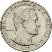 Monnaie, Monaco, Rainier III, 1/2 Franc, 1975, SUP, Nickel, KM:145, Gadoury:MC