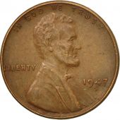 Monnaie, tats-Unis, Lincoln Cent, Cent, 1947, U.S. Mint, San Francisco, TTB