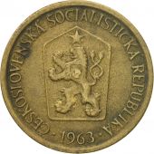 Monnaie, Tchcoslovaquie, Koruna, 1963, TB+, Aluminum-Bronze, KM:50
