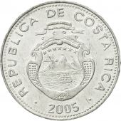 Coin, Costa Rica, 5 Colones, 2005, AU(50-53), Aluminum, KM:227b