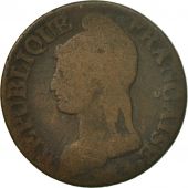 Monnaie, France, Dupr, Decime, AN 4, Paris, B, Bronze, KM:636.1, Le