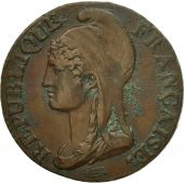 Monnaie, France, Dupr, 5 Centimes, AN 4, Paris, TTB, Bronze, KM:635.1, Le