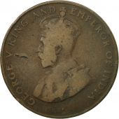 Monnaie, Mauritius, George V, 5 Cents, 1923, B+, Bronze, KM:14