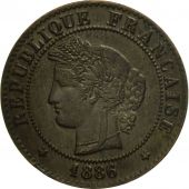 Coin, France, Crs, Centime, 1886, Paris, AU(55-58), Bronze, KM:826.1, Le