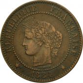 Coin, France, Crs, 2 Centimes, 1884, Paris, AU(55-58), Bronze, KM:827.1, Le