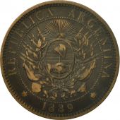 Monnaie, Argentine, 2 Centavos, 1889, TTB, Bronze, KM:33