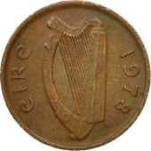 Monnaie, IRELAND REPUBLIC, 1/2 Penny, 1978, TB+, Bronze, KM:19