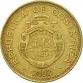 Monnaie, Costa Rica, 50 Colones, 2002, TTB, Aluminum-Bronze, KM:231.1a