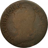 Monnaie, France, Dupr, 5 Centimes, AN 8, Metz, B, Bronze, KM:640.2, Le