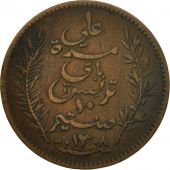 Coin, Tunisia, Ali Bey, 10 Centimes, 1891, Paris, EF(40-45), Bronze, KM:222