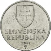 Monnaie, Slovaquie, 10 Halierov, 2001, TTB, Aluminium, KM:17