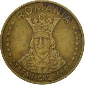 Coin, Romania, 20 Lei, 1991, VF(20-25), Brass Clad Steel, KM:109