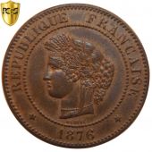IIIe Rpublique, 5 Centimes Crs 1876 A, PCGS MS64RB