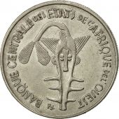 Coin, West African States, 100 Francs, 1968, EF(40-45), Nickel, KM:4