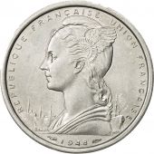 Coin, French West Africa, 2 Francs, 1948, AU(50-53), Aluminum, KM:4