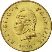 New Hebrides, 5 Francs, 1970, Paris, AU(55-58), Nickel-brass, KM:6.1