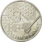 France, 10 Euro, Limousin, 2010, MS(64), Silver, KM:1660