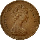 Coin, Great Britain, Elizabeth II, New Penny, 1975, EF(40-45), Bronze, KM:915