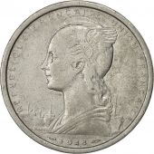 Monnaie, French West Africa, 2 Francs, 1948, TTB, Aluminium, KM:4