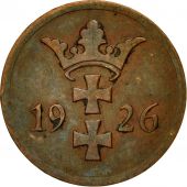 Monnaie, DANZIG, 2 Pfennig, 1926, TTB, Bronze, KM:141
