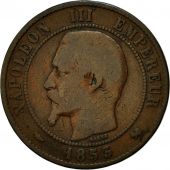 Coin, France, Napoleon III, Napolon III, 10 Centimes, 1853, Rouen, VF(20-25)