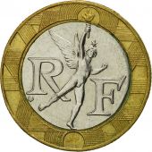 Coin, France, Gnie, 10 Francs, 1989, EF(40-45), Bi-Metallic, KM:964.1