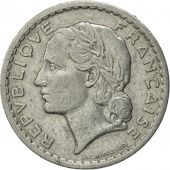 Coin, France, Lavrillier, 5 Francs, 1945, Castelsarrasin, EF(40-45), Aluminum