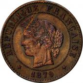 Monnaie, France, Crs, Centime, 1879, Paris, TTB, Bronze, KM:826.1