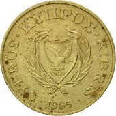 Monnaie, Chypre, 20 Cents, 1985, TB, Nickel-brass, KM:57.2