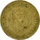Monnaie, Chypre, 10 Cents, 1985, TTB, Nickel-brass, KM:56.2