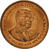 Monnaie, Mauritius, 5 Cents, 1990, TTB, Copper Plated Steel, KM:52