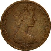 Monnaie, Nouvelle-Zlande, Elizabeth II, Cent, 1975, TTB, Bronze, KM:31.1