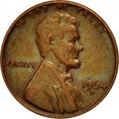 Monnaie, tats-Unis, Lincoln Cent, Cent, 1964, U.S. Mint, Denver, SUP, Laiton