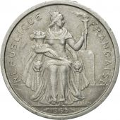 Monnaie, French Polynesia, 2 Francs, 1965, Paris, TTB, Aluminium, KM:3