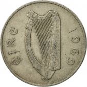 Monnaie, IRELAND REPUBLIC, 10 Pence, 1969, TB, Copper-nickel, KM:23
