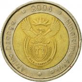 Monnaie, Afrique du Sud, 5 Rand, 2004, Pretoria, TTB, Bi-Metallic, KM:281