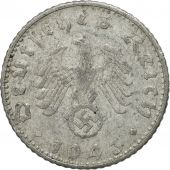 Coin, GERMANY, THIRD REICH, 50 Reichspfennig, 1943, Munich, VF(20-25), Aluminum